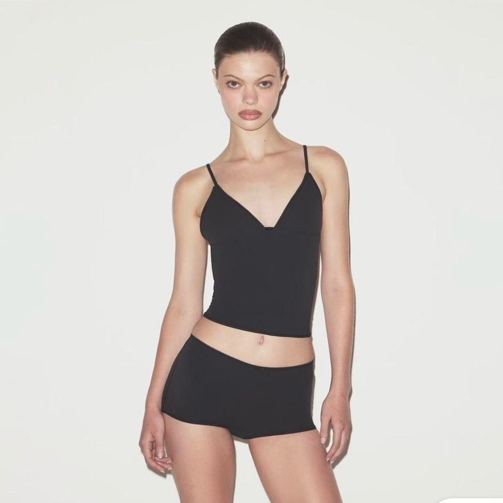 SKIMS Fits Everybody Picot Cami and Boy Short Set